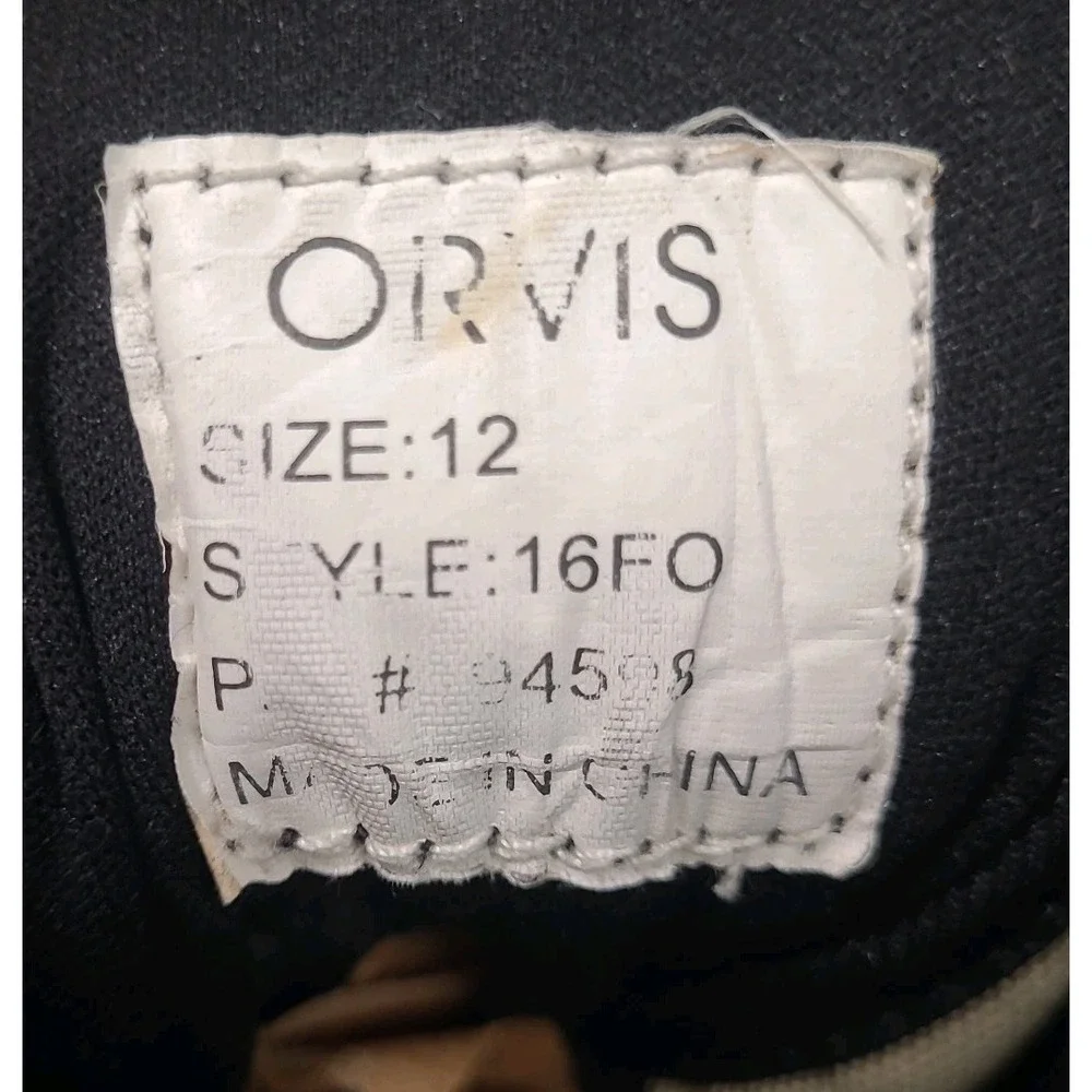 Orvis Encounter Wading Boots Mens US 12 Olive Green Vibram Sole 16FO